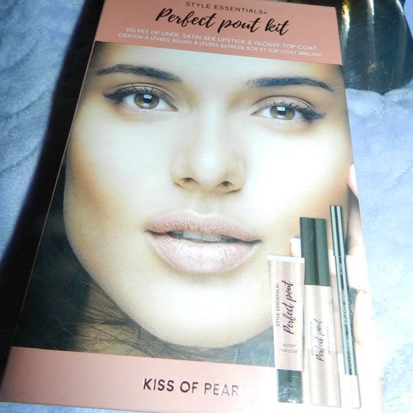 NEW Style Essentials Cosmetics KISS OF PEARL Perfect Pout Kit Set of 3 NWT! - Picture 4 of 14